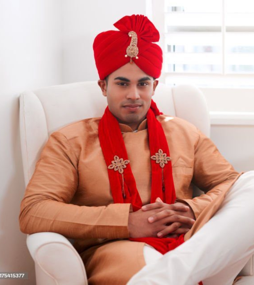 Shot of a handsome young man sitting in a chair in anticipation of his wedding