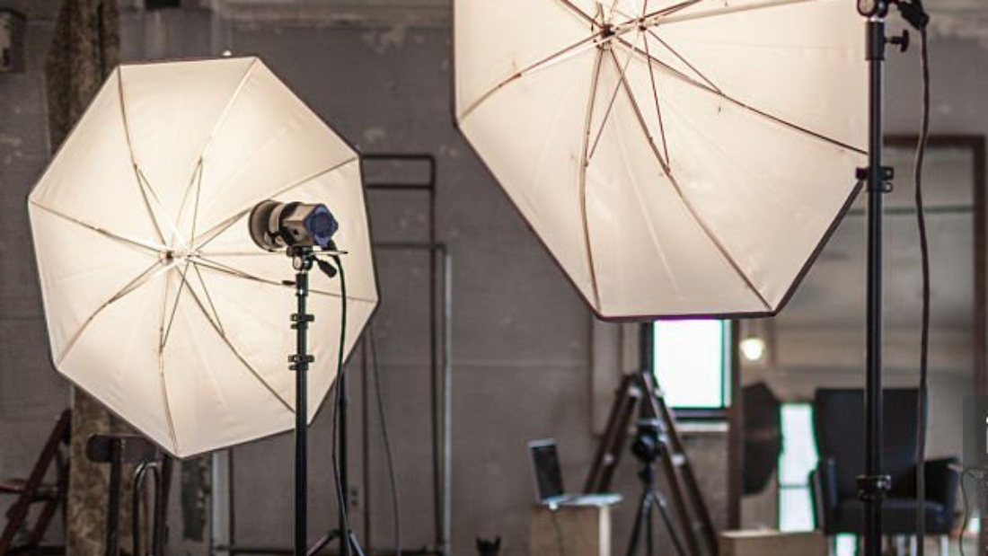 A view of a Japanese photo studio.
