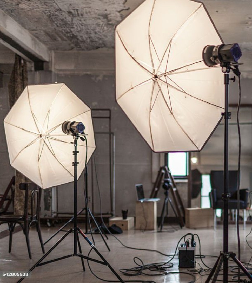 A view of a Japanese photo studio.